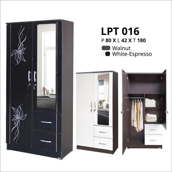 LEMARI PAKAIAN 2 PINTU RP 700.000