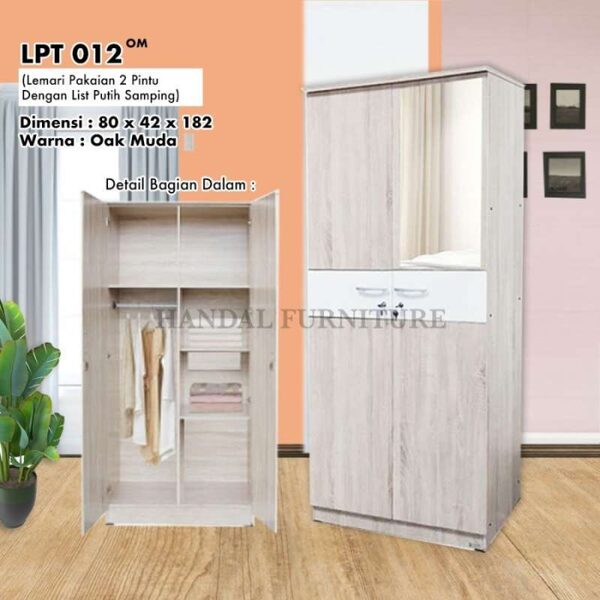 LEMARI PAKAIAN 2 PINTU RP 700.000