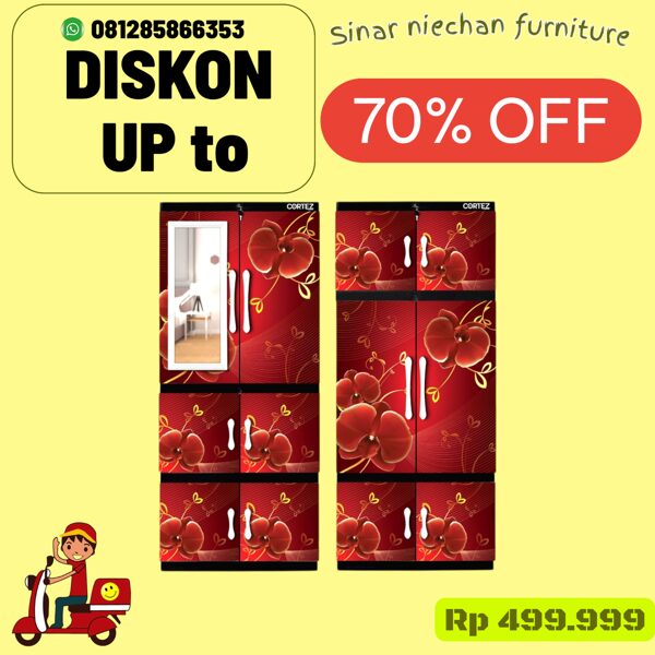 LEMARI BAJU PLASTIK RP 499.999