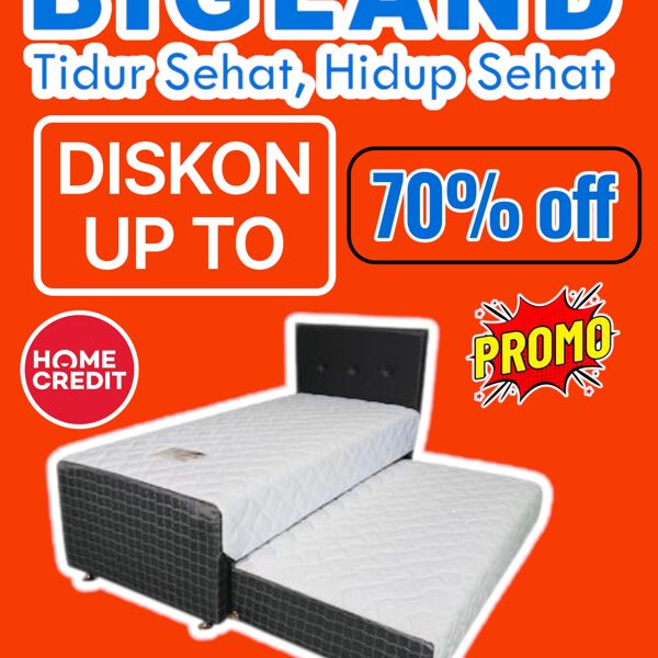 SPRINGBED ANAK BIGLAND RP 2.500.000