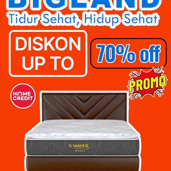 SPRINGBED BIGLAND 160X200 RP 1.999.999