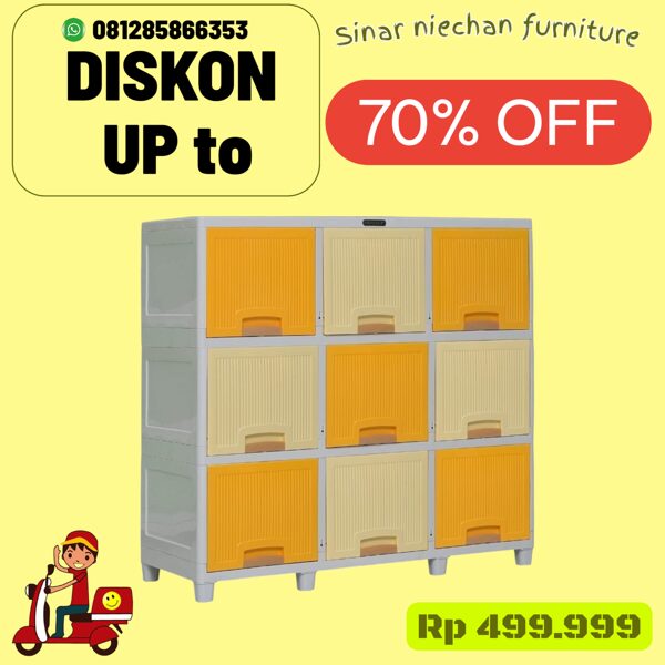 LEMARI PLASTIK RP 4.999.999